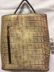 Samoe Style NS Classic Handbag 9200363 Metallic Rose Gold Croc/Bronze Review