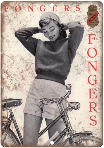 Fongers Bicycle Ad Nederland 12″ x 9″ Retro Look Metal Sign B196 Review
