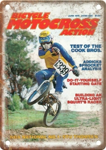 1978 Bicycle Motocross Action BMX Racing 12″ x 9″ Reproduction Metal Sign B548 Review