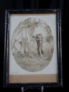 Vintage Antique Photograph With Bicycles  Review