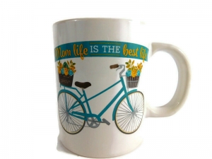 New Mom life IS THE best life Coffee Mug Cup Greenbrier Spring Bicycle  Review