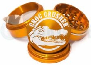 Croc Crusher – 4 Piece Herb Grinder – 2.2” Standard Size – Orange  Review