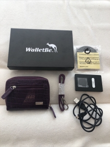 Wallet Be Croc Embossed Purple Leather Wallet With Digital Photo Viewer N/B  Review