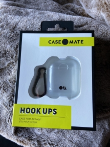 Case-Mate Case for AirPods Clear with Ring Clip Transparent Clear Case, Casemate Review