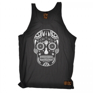 Candy Skull Bike RLTW UNISEX VEST singlet cycling bicycle birthday gift present Review
