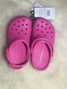 Pink kids crocs size j1 Review