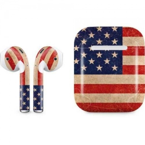 Countries of the World Apple AirPods Skin – Distressed American Flag Review