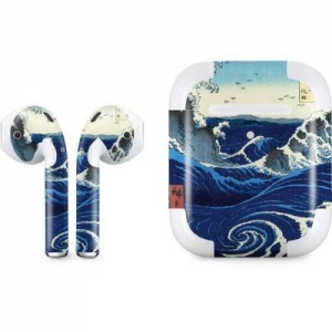 Hiroshige Apple AirPods 2 Skin – View of the Naruto whirlpools at Awa Review
