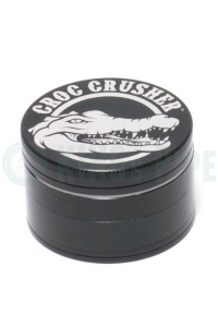 Croc Crusher – 4 Piece Herb Grinder – 2.2” Standard Size – Black Review