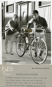 ROBBY WEAVER RICKEY DER BICYCLE KENTUCKY JONES ORIGINAL 1964 NBC TV PHOTO Review