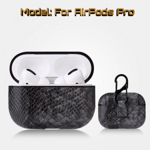 Leather Earphones Case For Apple AirPods Pro AirPods 2/1 Snakeskin Protect Cover Review