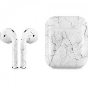 Marble Apple AirPods Skin – White Marble Review