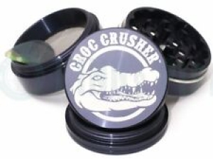 Croc Crusher – 4 Piece Herb Grinder – 2.2” Standard Size – Cobalt Grey Review