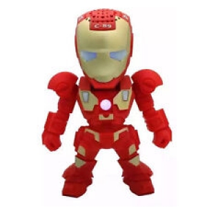 Portable Mini Bluetooth Speakers Wireless Smart Hands Free Speaker Red Iron Man Review