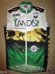 Team Landis Voller Bicycling Cycling Vest Jersey Bib XS X-Small Review