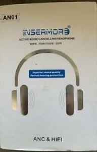 Active Noise Cancelling Bluetooth Headphones, INSERMORE Over Ear Headphones Red  Review