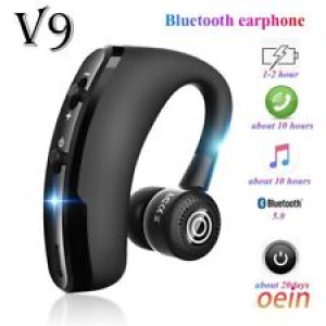 V9 earphones Bluetooth headphones Handsfree wireless headset Business headset Review