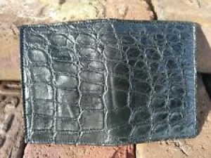 Wild Alligator ID Credit Business Card Case Wallet croc gator swamp leather OC25 Review