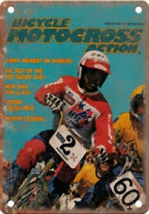 1977 Bicycle Motocross Action Mag Cover 10″ x 7″ Reproduction Metal Sign B551 Review