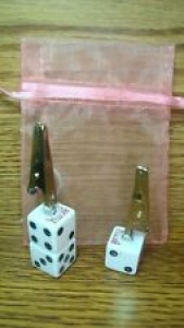 #2 two BICYCLE 1 single &1 Double Stack Dice / Die Memo Tobacco-Herb Roach Clip  Review