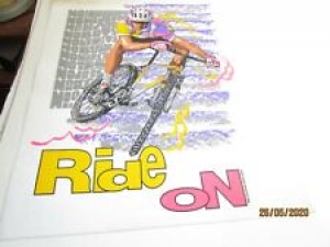 Vintage Ride On Bicycle Cycling Tee Shirt Iron-on Transfer 1993 Review