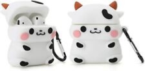 3D Cute Funny Cartoon Cow Kawaii Cover Shockproof Case for Airpods 1&2 Review