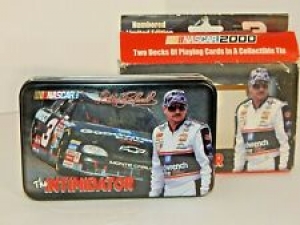 2000 DALE EARNHARDT Limited Edition Collection Tin Playing Cards NEW Sealed Review