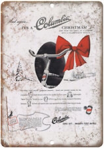 1948 Columbia Bicycle Christmas Present Ad – 10″ x 7″ Retro Look Metal Sign B32 Review