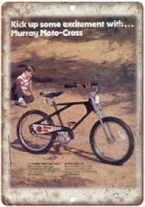Murray Dirty Cat Moto-Cross Bicycle Ad 10″ x 7″ Reproduction Metal Sign B03 Review