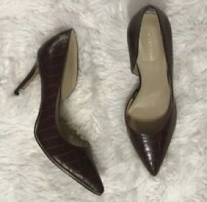 NWOB Marc Fisher Brown Croc Pointed Pumps Review