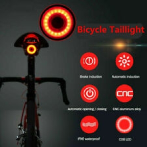 Bicycle Smart Brake Light Sense LED USB Tail Light Rear Lamp XLite100 Waterproof Review