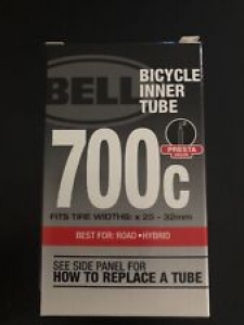 Bell Bicycle Inner Tube 700c Presta Valve 35-43mm Road Hybrid 27” NIB Review