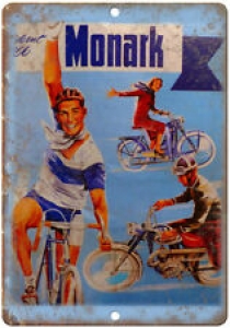 Monark Bicycle Vintage Poster Ad 10″ x 7″ Reproduction Metal Sign B199 Review