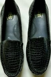 SAS Tripad Comfort Black Patent Croc Loafer Shoes Women’s Sz 8 Review