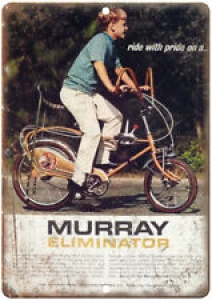 Murray Eliminator Vintage Bicycle Ad 12″ x 9″ Retro Look Metal Sign B05 Review