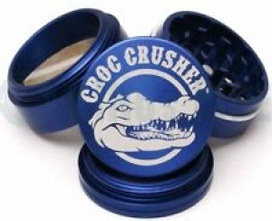 Croc Crusher – 4 Piece Herb Grinder – 1.5” Pocket Size – Blue – AUTHENTIC Review