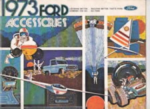 1973 FORD CAR ACCESSORIES US Market Brochure MUSTANG TORINO LTD MAVERICK T-BIRD Review