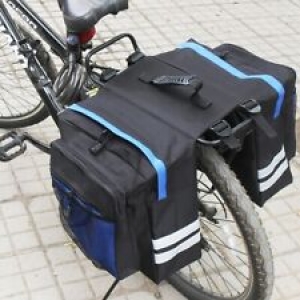 Bicycle Carrier Bag Rear Rack Bike Trunk Bag Luggage Pannier Cycling 30L Travel Review