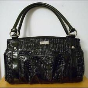 Miche Ebony Black Embossed Shell Only Magnetic Bag Purse Cover Changable Review