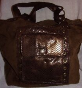 Womens Suede Fleece Faux Croc Hobo Tote Travel Handbag Zipper Top Large Handbag Review