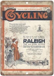 Raleigh Bicycle Cycling Vintage Ad 12″ x 9″ Retro Look Metal Sign B204 Review