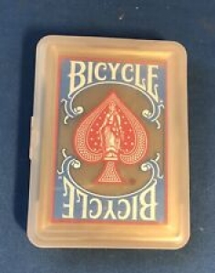 Vintage Bicycle Clear Plastic Poker Playing Cards New In Plastic Box Review