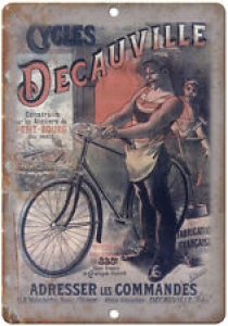 Decauville Cycles Paris Vintage Bicycle Ad 10″ x 7″ Reproduction Metal Sign B192 Review