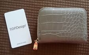 Womens Taupe Credit Card Holder Wallet/New/Holds 11+ Review