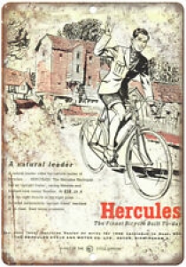 Hercules Harlequin Vintage Bicycle Ad 10″ x 7″ Reproduction Metal Sign B214 Review