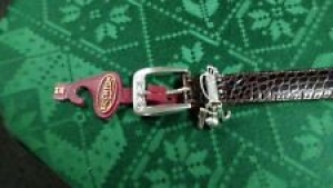 NEW BRIGHTON WOMEN’S BROWN  LEATHER BELT GOLF THEME CHARM COLLECTION   USA SZ 30 Review