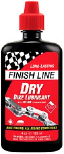 4 oz Squeeze Bottle Finish Line DRY Teflon Bicycle Chain Lube Bike Lubricant Review