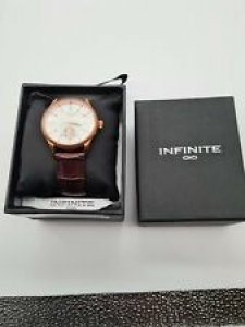 Infinite – Brown Croc-Effect Analogue Watch Review