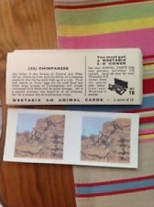 Trade Card One Card Only Weetabix 3 D Animal Card No 2 Croc Review
