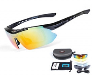 Polarized Cycling Sun Glasses Outdoor Sports Bicycle Glasses Men 5 Lens Review